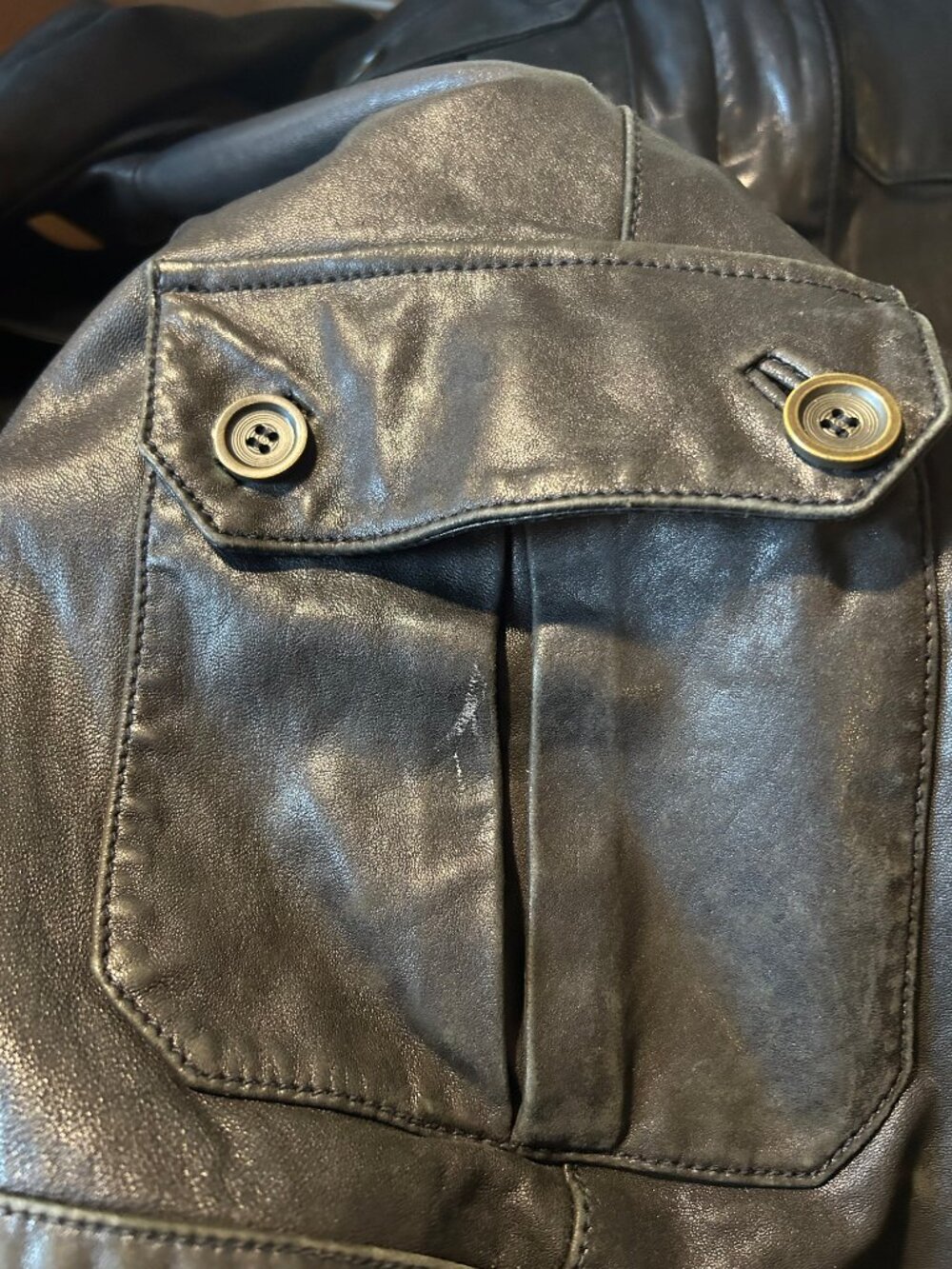 Womens Diane von Furstenberg Black Beau (Item- 9) Leather Military Moto Jacket 6 - Picture 10 of 16